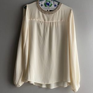 Zara size large rhinestone detail shirt